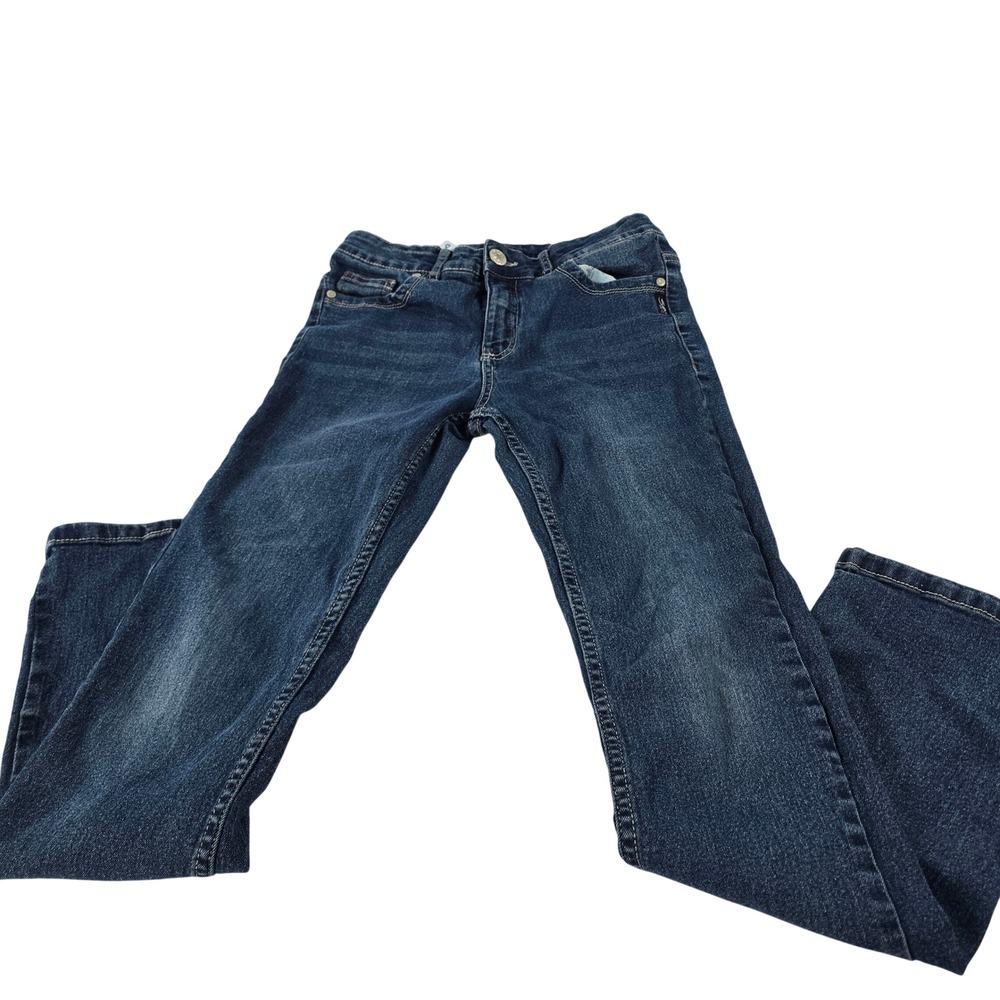 Silver Jeans Co Tammy TAMMY1335 Girls Size 14 Dark Wash Straight Leg Jeans